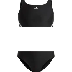 Adidas 3 Stripes bikini junior black white