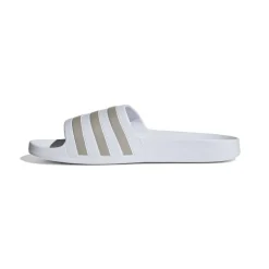 Adidas Adilette Aqua slippers cloud white platinum metallic