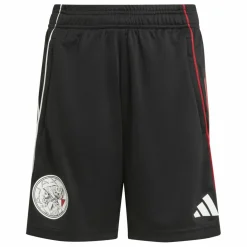 Adidas Ajax Tiro 25 voetbalbroekje junior black white bold red