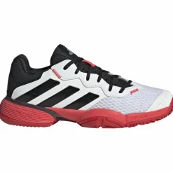 Adidas Barricade tennisschoenen junior cloud white core black lucid red