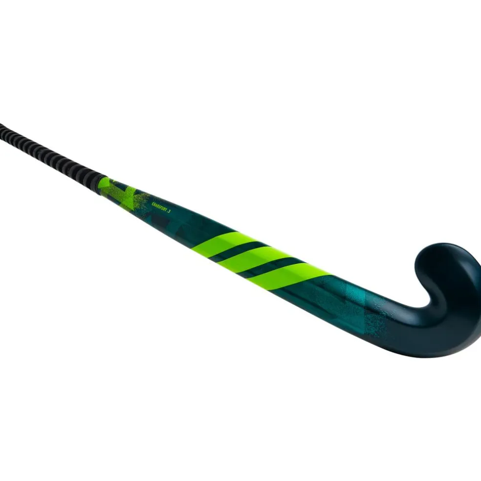 Adidas Chaosfury .3 Ultra Low Bow hockeystick green yellow