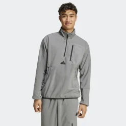 Adidas City Escape Polar fleece sweater heren grey four
