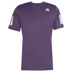 Adidas Club Climacool 3-Stripes tennisshirt heren  burgundy