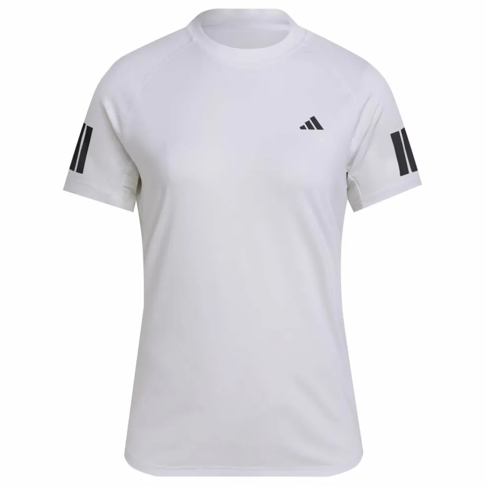 Adidas Club 3-stripes tennisshirt dames white