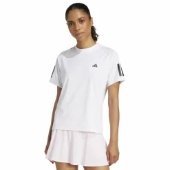 Adidas Club 3-stripes tennisshirt dames white