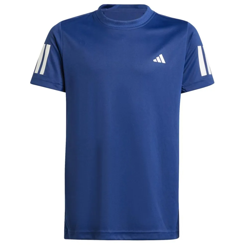 Adidas Club 3-Stripes tennisshirt junior dark blue