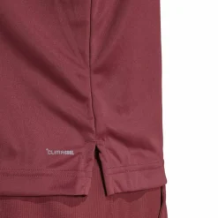 Adidas Club 3-stripes tennisshirt heren shadow red