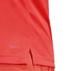 Adidas Club 3-stripes tennisshirt heren semi lucid red