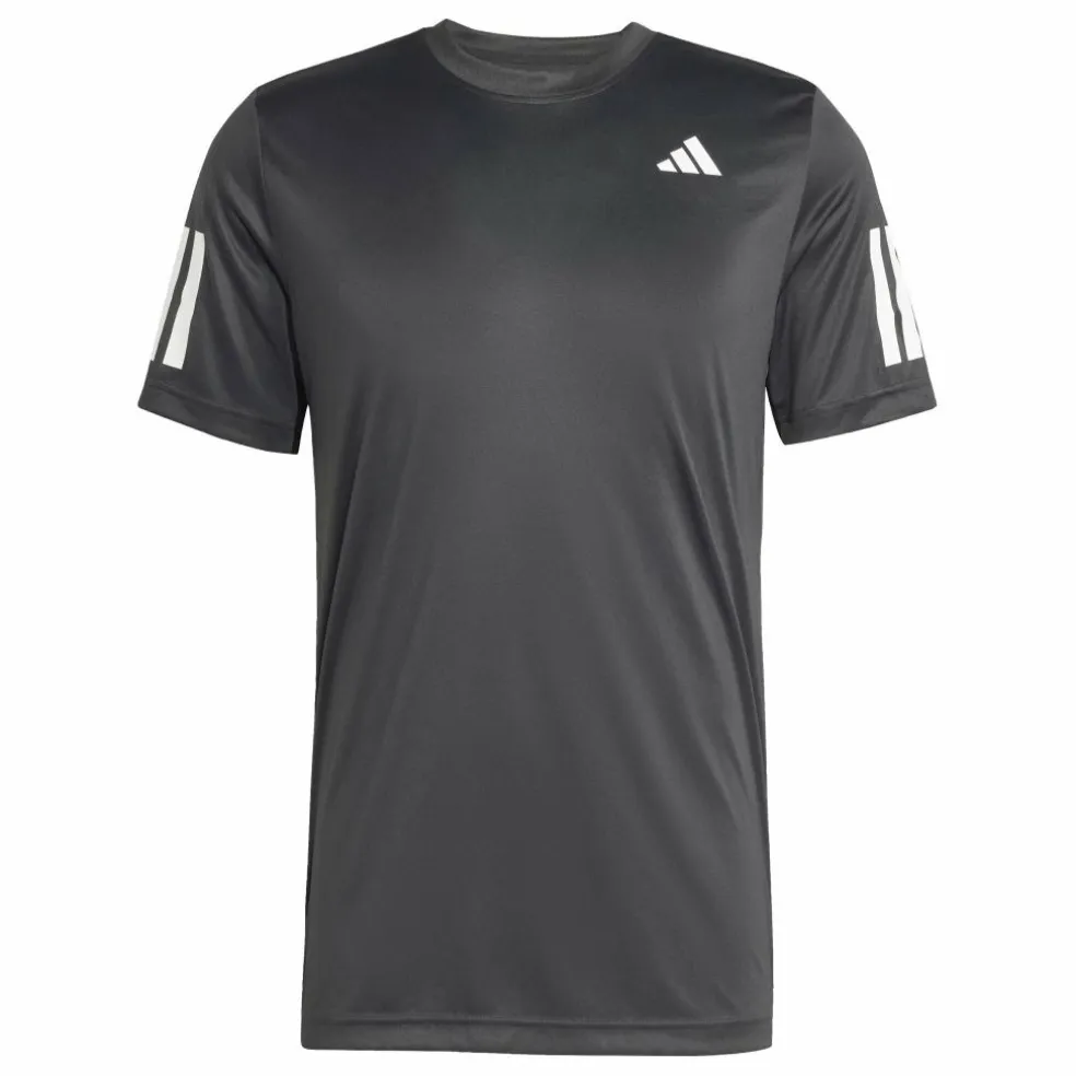 Adidas Club 3-stripes tennisshirt heren black
