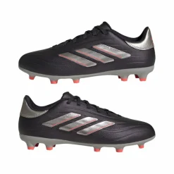 Adidas Copa Pure 2 League FG voetbalschoenen junior aurora black platinum metallic turbo