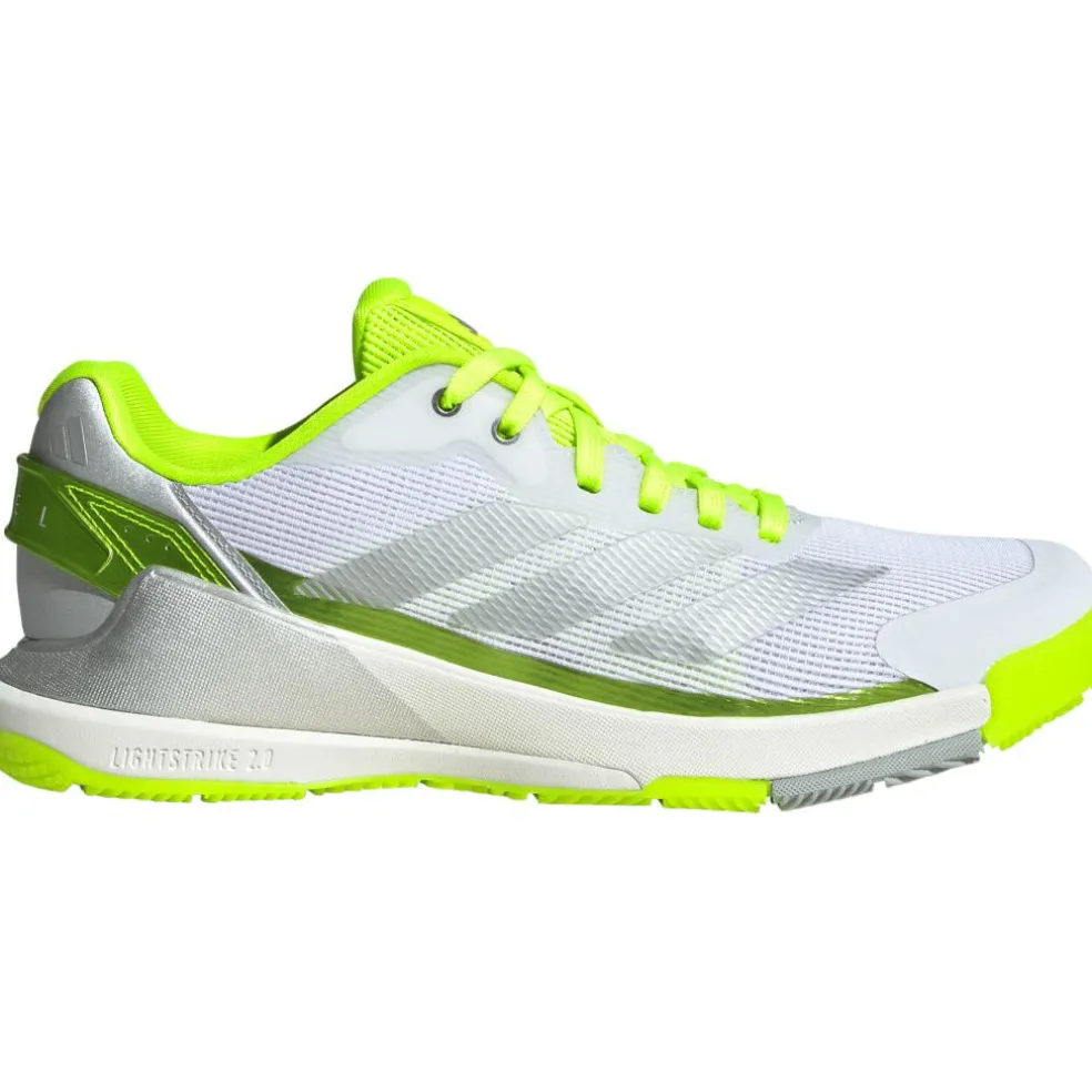 Adidas Crazyquick Lightstrike padelschoenen dames lucid lemon wonder silver silver metallic