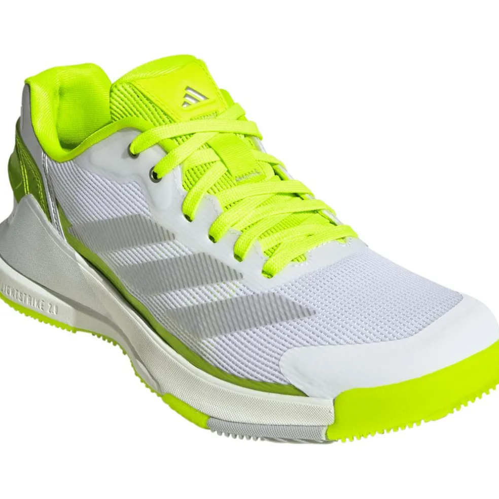 Adidas Crazyquick Lightstrike padelschoenen dames lucid lemon wonder silver silver metallic