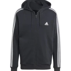 Adidas Essential Fleece 3-Stripes vest heren black