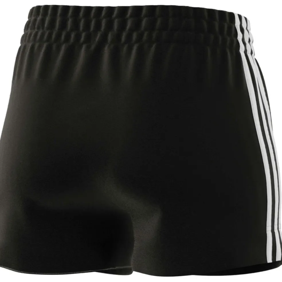 Adidas Essential Slim 3-Stripes short dames black white