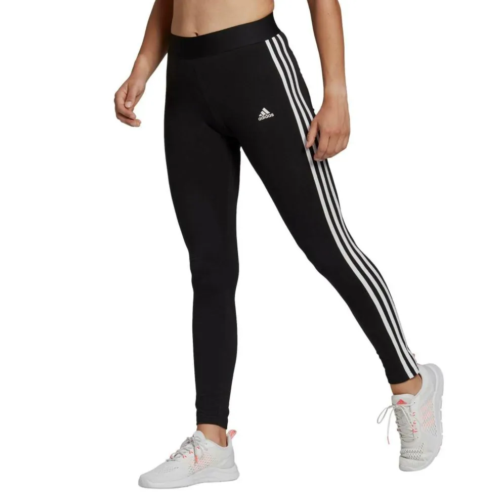 Adidas Essentials 3-Stripes sportlegging dames black white
