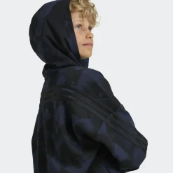 Adidas Future Icons Camo Printed hoodie junior legend ink black