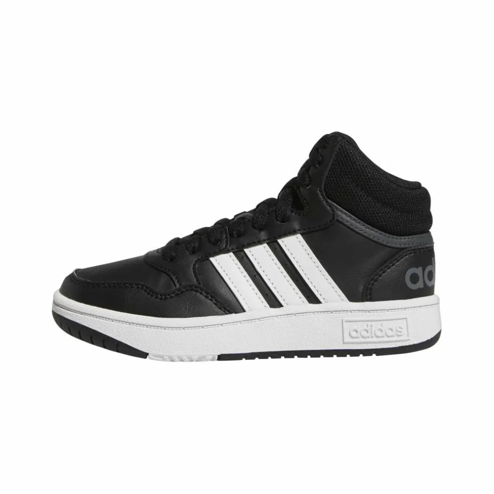 Adidas Hoops Mid 3.0 GW0402 schoenen junior black white grey