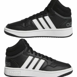 Adidas Hoops Mid 3.0 GW0402 schoenen junior black white grey