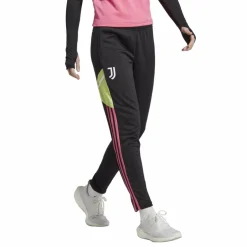 Adidas Juventus 22 - 23 trainingsbroek dames black pulse  magenta