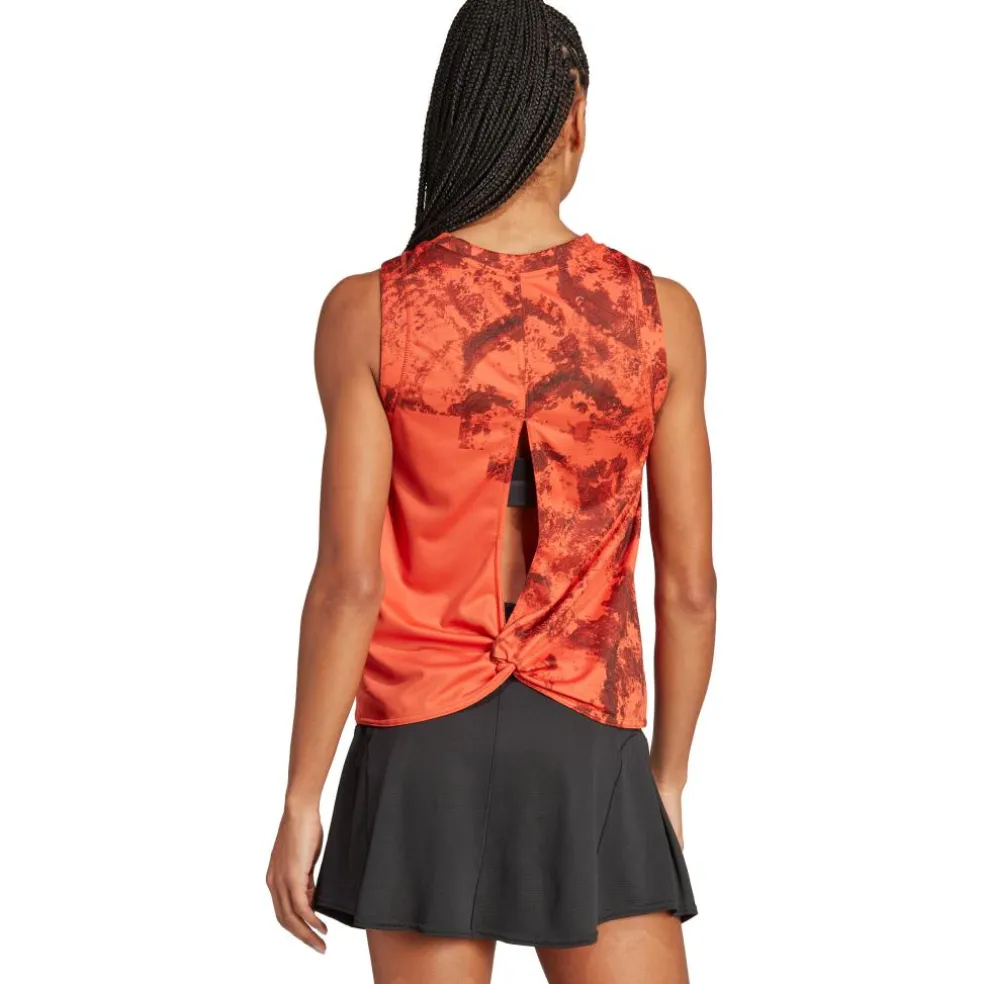 Adidas Paris Match tennis tanktop dames preloved red