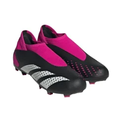 Adidas Predator Accuracy.3 voetbalschoenen junior core black cloud white team shock pink 2