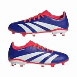 Adidas Predator League FG voetbalschoenen junior lucid blue cloud white solar red