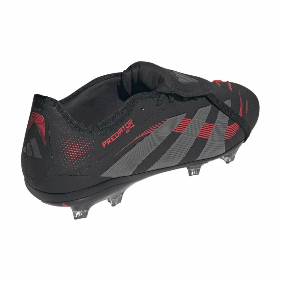 Adidas Predator Pro FG voetbalschoenen heren core black grey four lucid red