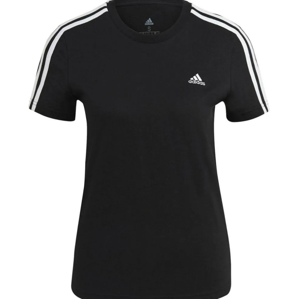 Adidas 3-Stripes shirt dames black white