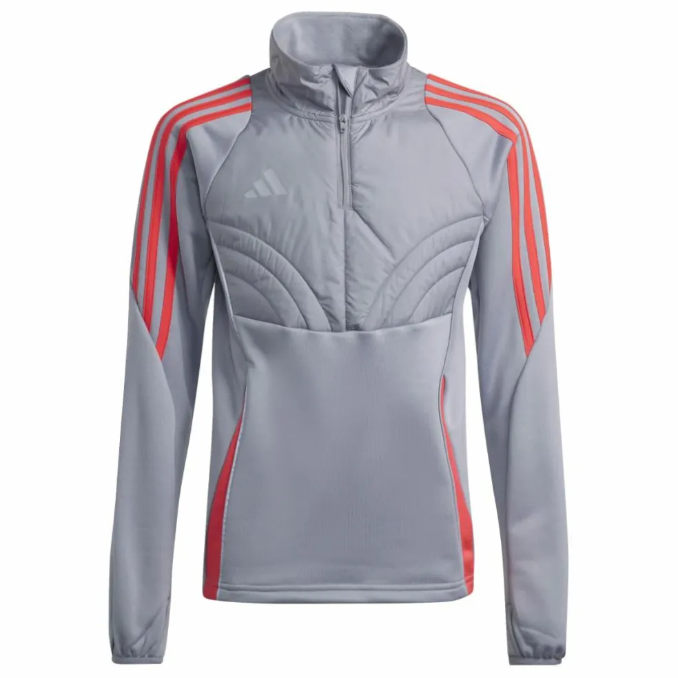 Adidas Tiro 24 Winterized trainingsshirt junior light onix shock red