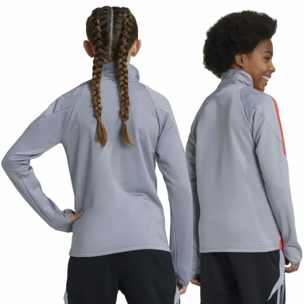 Adidas Tiro 24 Winterized trainingsshirt junior light onix shock red
