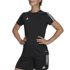 Adidas Tiro voetbalshirt dames 23 black white