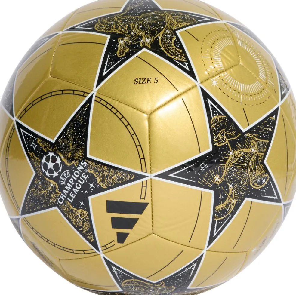 Adidas UCL Club League Stage voetbal gold metallic black white 25 - 26
