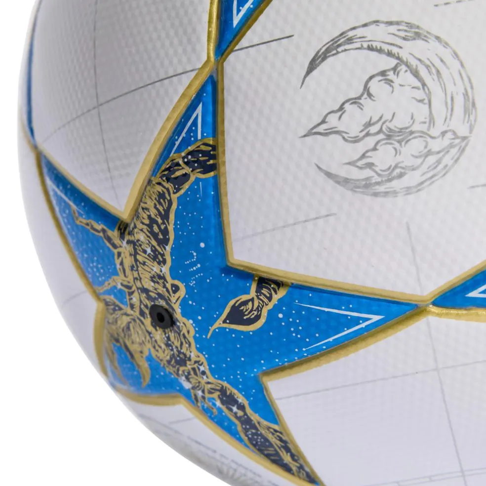 Adidas UCL League Stage Boxed voetbal white dark blue pantone gold metallic 25 - 26