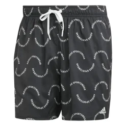 Adidas Wave Logo CLX zwembroek heren black off white