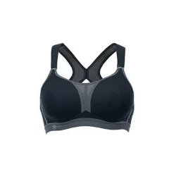 Anita DynamiX Star sport bh dames zwart antraciet