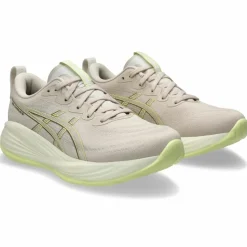 Asics Gel-Cumulus 27 hardloopschoenen dames mineral beige huddle yellow