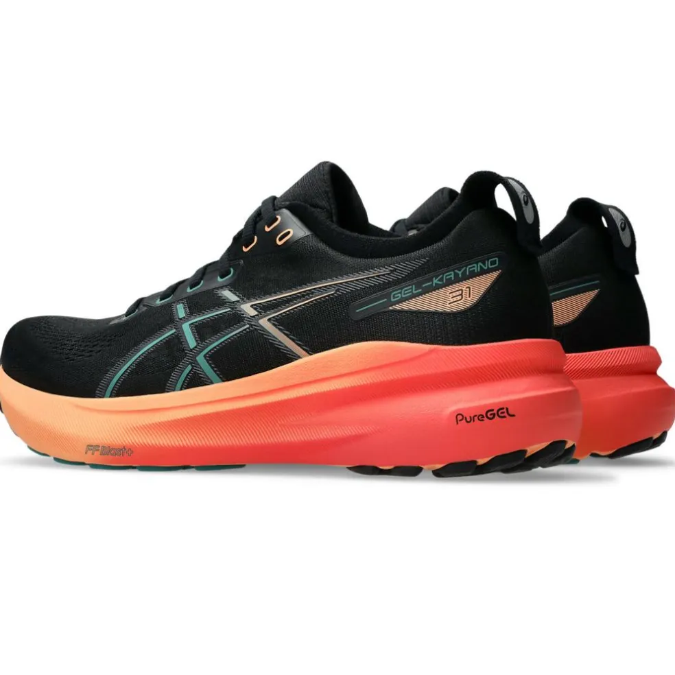 Asics Gel-Kayano 31 hardloopschoenen heren black rainy lake