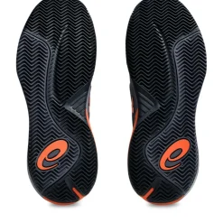 Asics Gel-Resolution X Clay tennisschoenen heren greyish purple nova orange