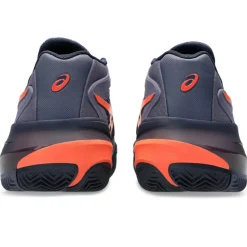 Asics Gel-Resolution X Clay tennisschoenen heren greyish purple nova orange