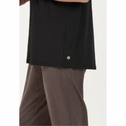 Athlecia Lizzy S/S shirt dames black melange