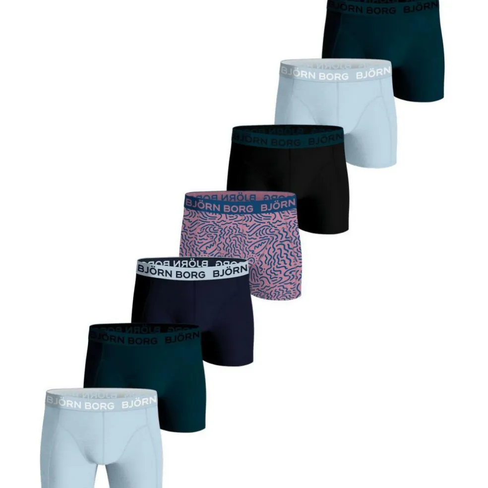 Björn Borg  Core onderbroek junior multicolour 7-pack