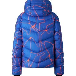Bogner Saelly winterjas dames amparo blue orange