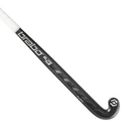 Brabo Elite 5 Carbon WTB Extreme Low Bow hockeystick  black silver - 36,5 inch L