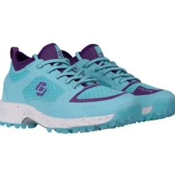 Brabo Elite hockeyschoenen junior mint purple