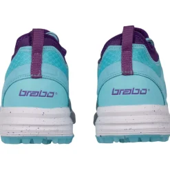 Brabo Elite hockeyschoenen junior mint purple