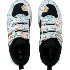 Brabo Indoor Velcro zaalhockeyschoenen junior marble black