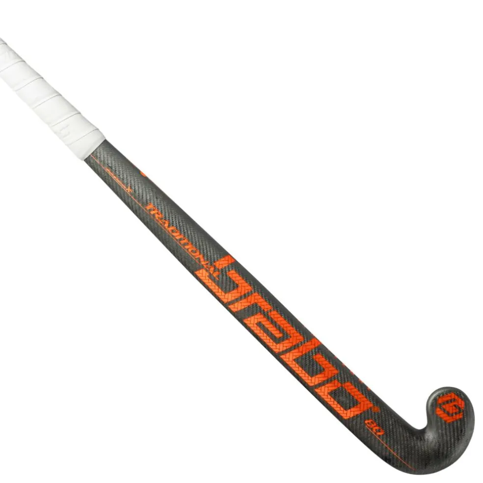 Brabo IT Traditional 80 Low Bow zaalhockeystick grey orange