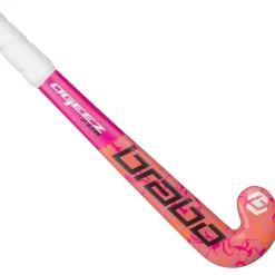 Brabo O'GEEZ Baby hockeystick junior marble pink - 18 inch