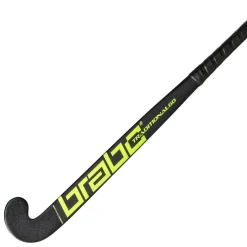 Brabo Traditional Carbon 60 Classic Curve hockeystick black neon green