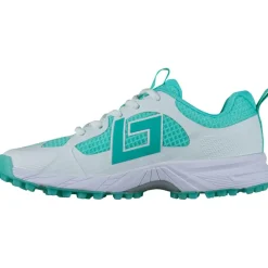 Brabo Tribute hockeyschoenen junior aqua white inclusief slippers